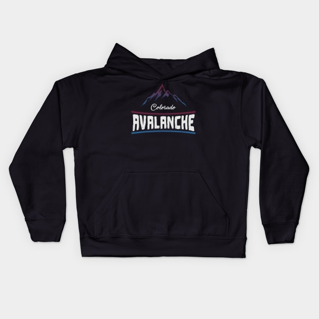 Colorado Avalanche Kids Hoodie by cwijeta